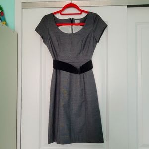 H&M Grey Belted Dress